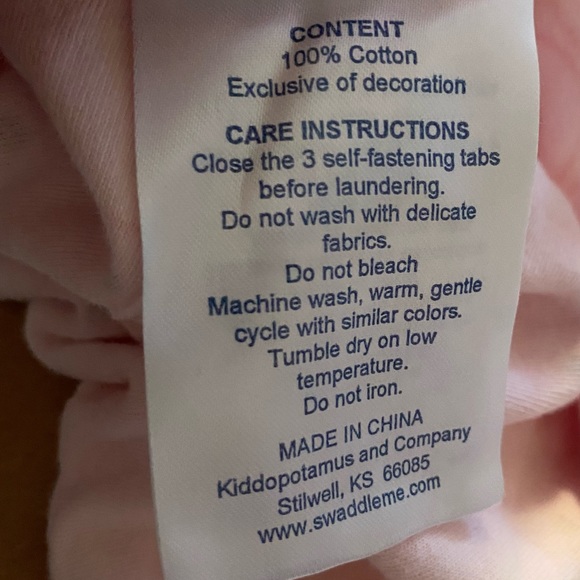 Kiddopotamus Baby Swaddle NEWBORN - Picture 4 of 5